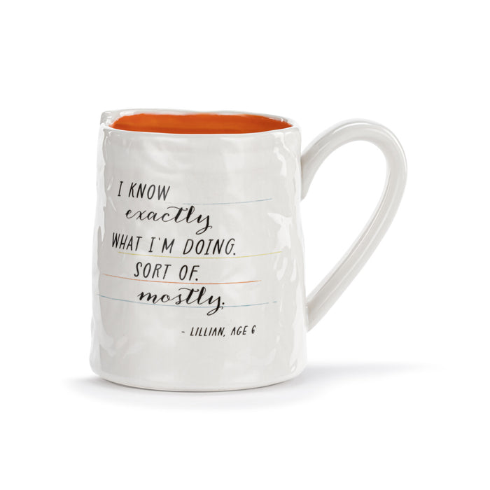 Live From Snack Time I Know What I'm Doing Ceramic Notepaper Mug - 14oz