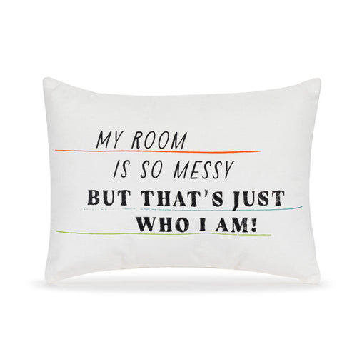 Live From Snack Time Just Who I Am White Accent Pillow - 14x10in