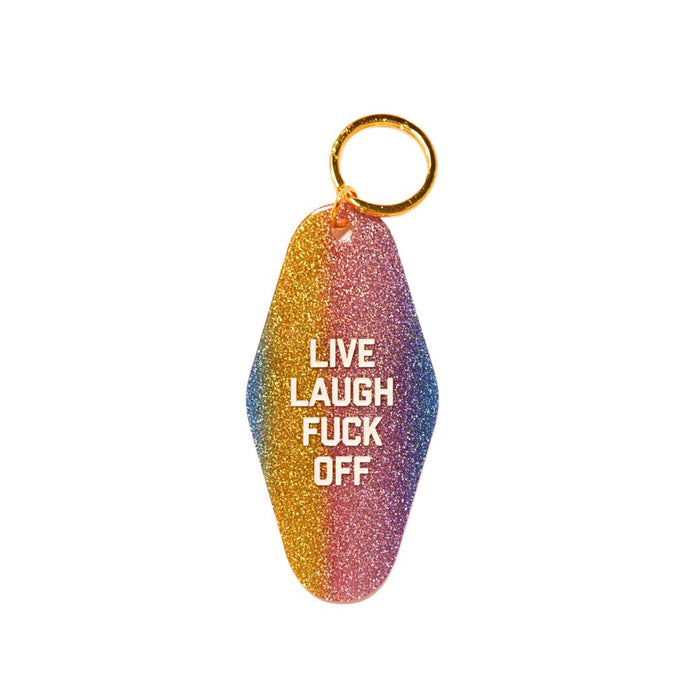 Live Laugh Love Fuck Off Keytag