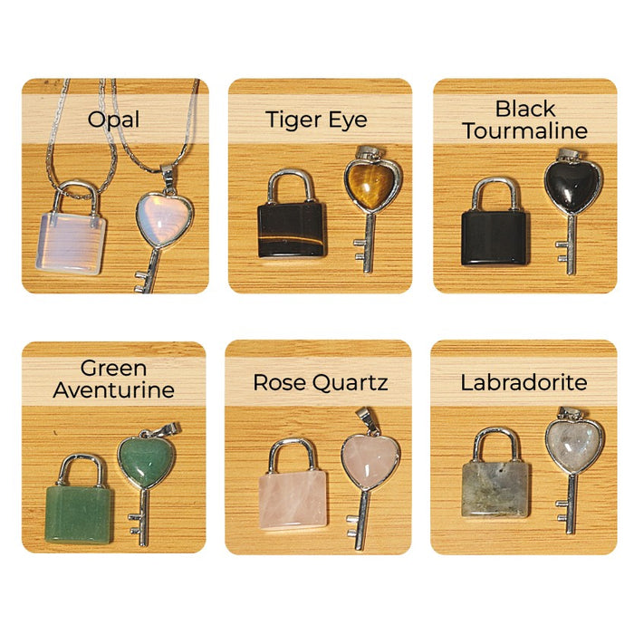 Lock & Key Pendants – Unlock Your Inner Power with Crystal Energy