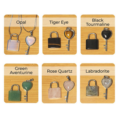 Lock & Key Pendants – Unlock Your Inner Power with Crystal Energy