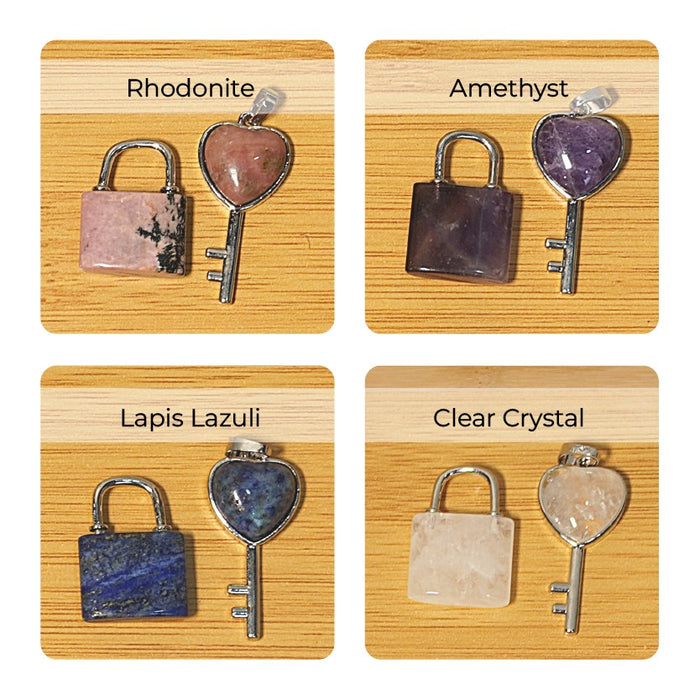 Lock & Key Pendants – Unlock Your Inner Power with Crystal Energy