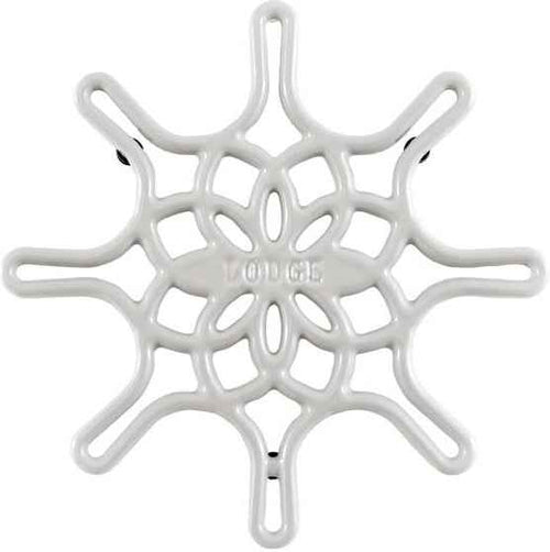 Lodge - 8" Enameled Cast Iron Skillet Trivet Oyster - EC8ST13