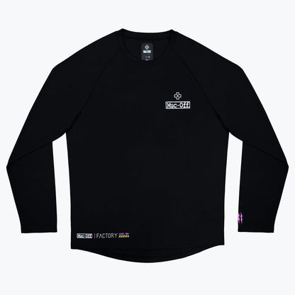 Long Sleeve Rider Jersey Factory - Black