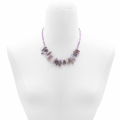 Longstone Gem Necklace - Amethyst 🇬🇧
