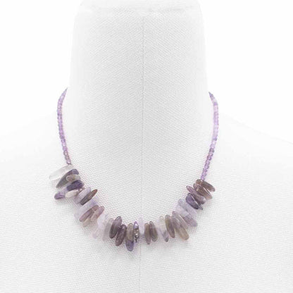 Longstone Gem Necklace - Amethyst 🇬🇧