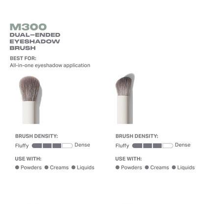 M300 Dual-Ended Eyeshadow Brush