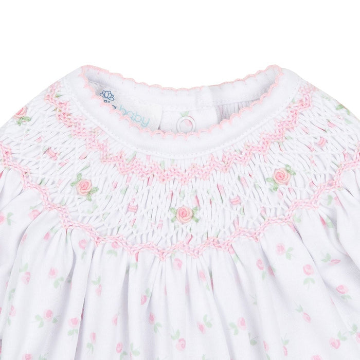 Magnolia Baby - Smocked Bishop Bubble - Juliette’s Classics Pink