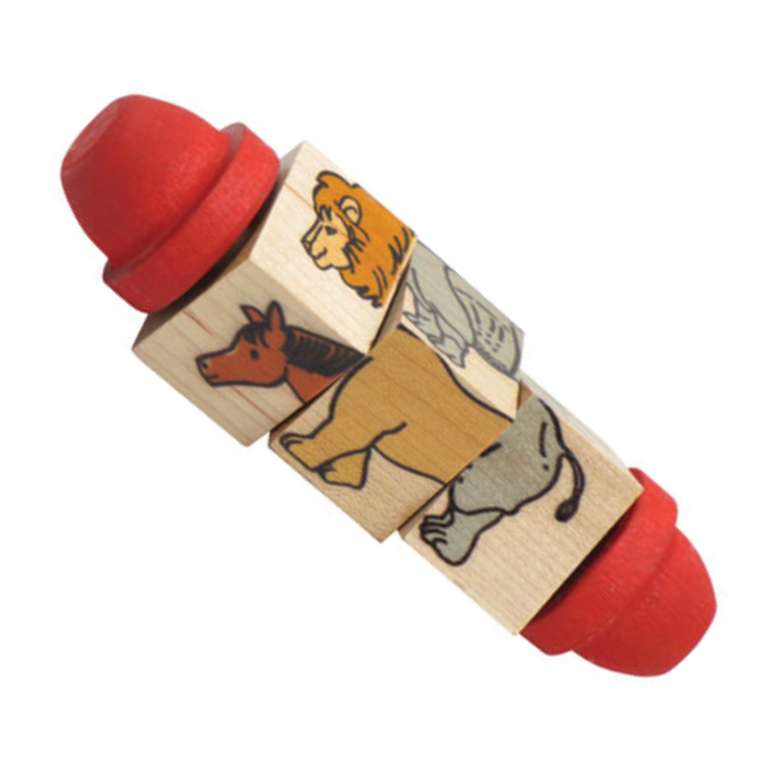 Maple Landmark Spinny Blocks - Critters
