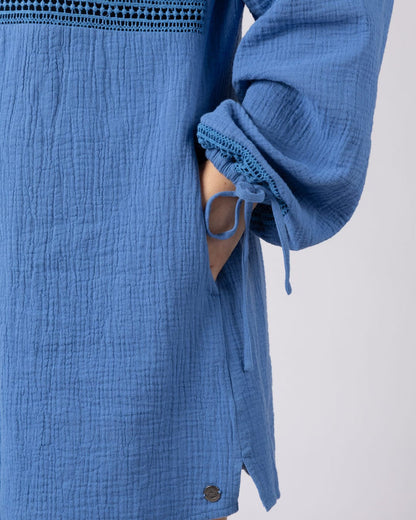 Mathi Womens Dress in Bright Blue