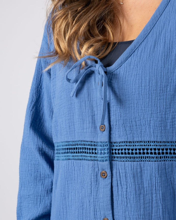 Mathi Womens Dress in Bright Blue