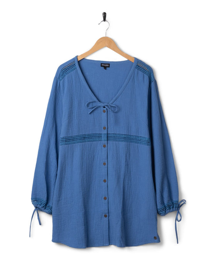 Mathi Womens Dress in Bright Blue