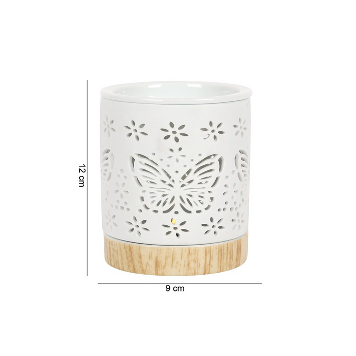 Matte Ceramic Butterfly Oil Burner 🇬🇧