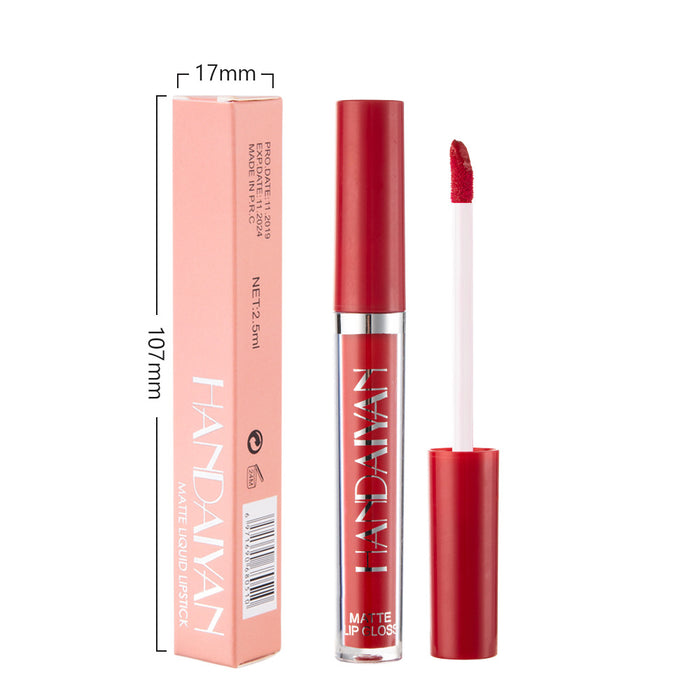 💋 Matte Non-Stick Cup Lip Gloss / Liquid Lipstick