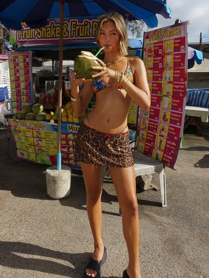 Maya Skirt / Leopard