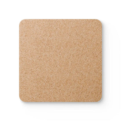 Square-shaped natural looking coaster
