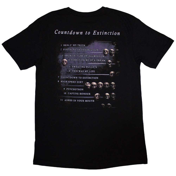 MEGADETH - COUNTDOWN - T-Shirt Black (Back Print)