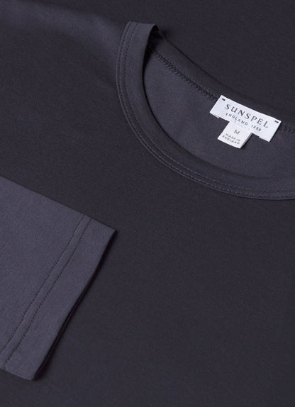 Men's Classic Long Sleeve T-shirt in Navy