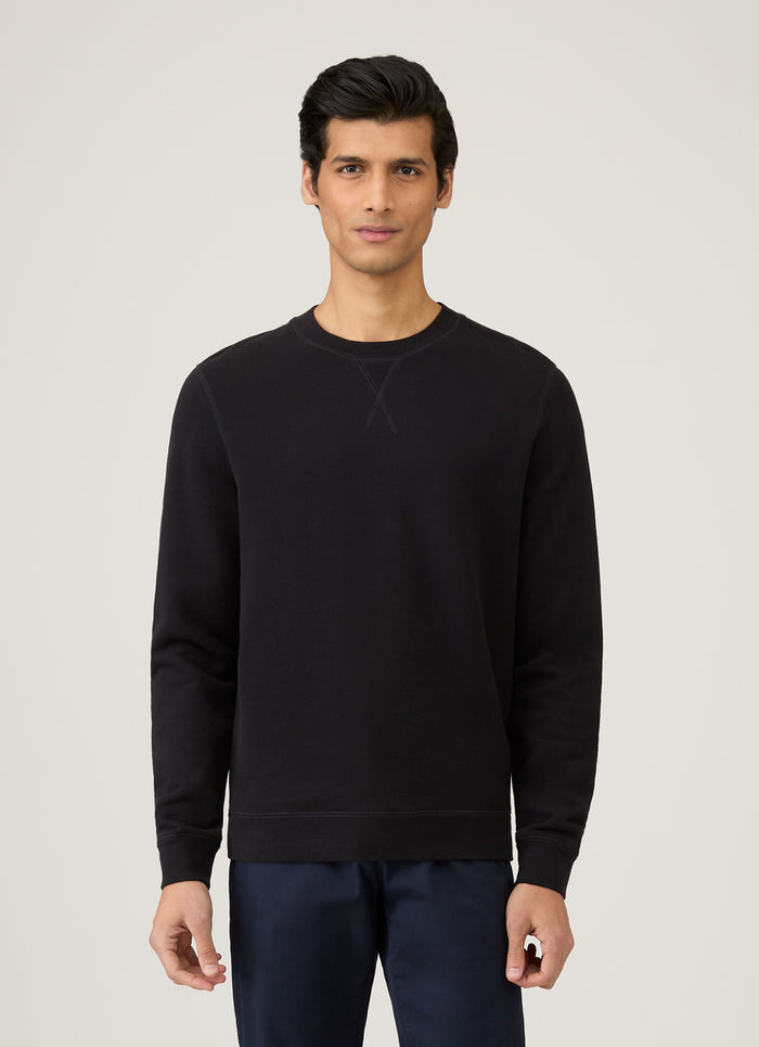 Men's Loopback Sweatshirt in Black