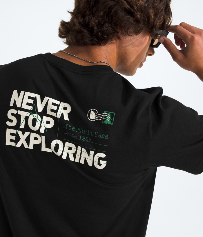 Men’s Never Stop Postcard Regular Short-Sleeve Tee