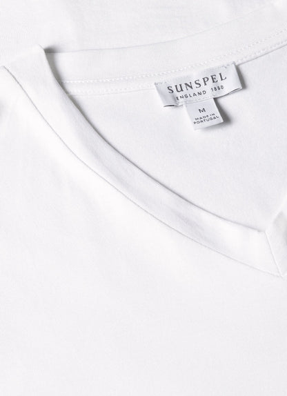 Men's Riviera V-neck T-shirt in White
