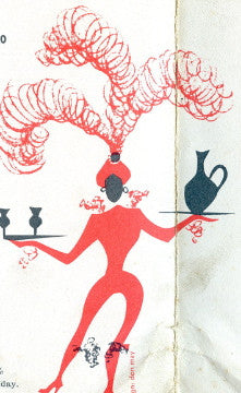 (Menu)  Cocoanut Grove, Ambassador Hotel, Los Angeles.  [ca. 1960's].