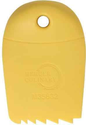 Mercer - 3.75" X 2.5" Silicone Yellow Graduated Saw Tooth Wedge Plating Tool - M35632