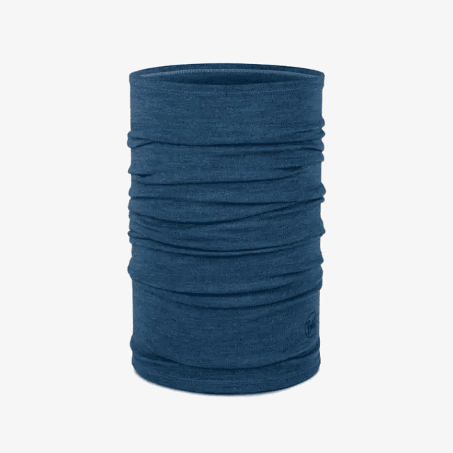 Merino Midweight Neckwear - Melange Tempest Blue
