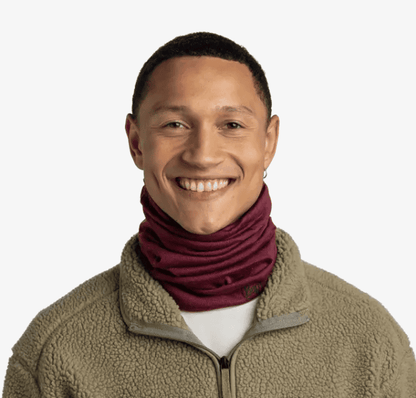 Merino Midweight Neckwear - Melange Tibetan Red