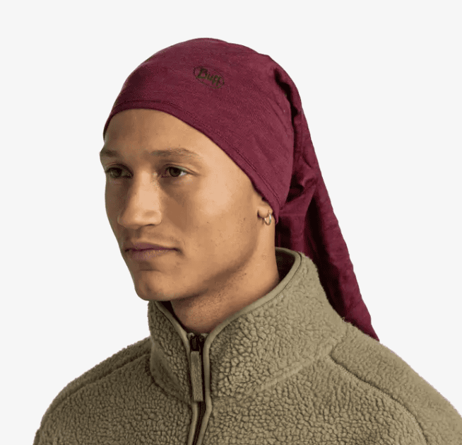 Merino Midweight Neckwear - Melange Tibetan Red
