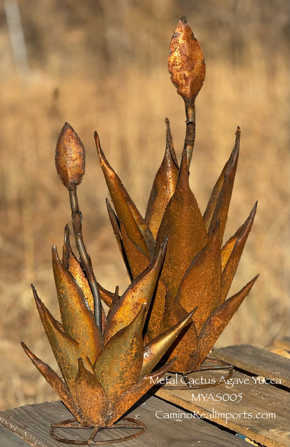 Metal Cactus Agave Yucca Yard Decor MYAS005