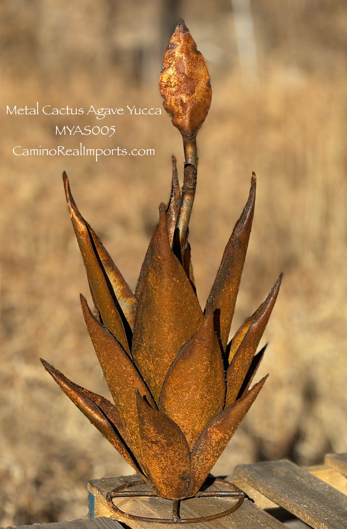 Metal Cactus Agave Yucca Yard Decor MYAS005