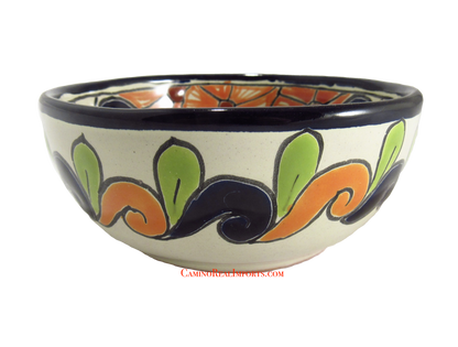 Mexican Talavera Pottery Bowl Plate 5.5" TPB009