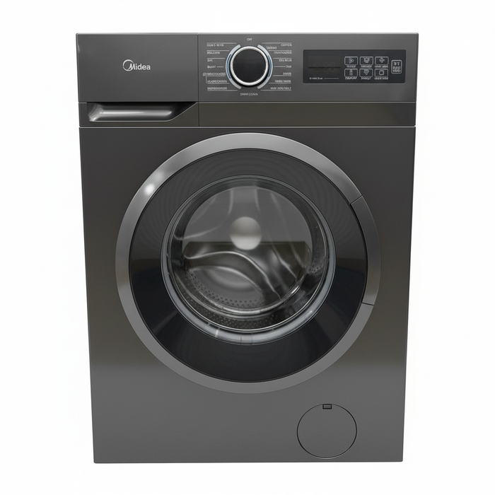 Midea Front Load Washing Machine dark grey