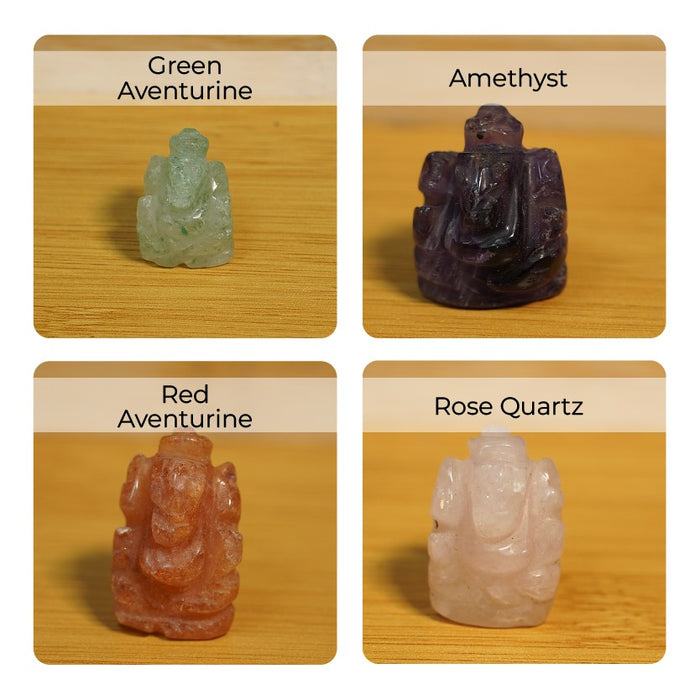 Mini Crystal Ganesh Ji Idols