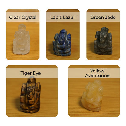 Mini Crystal Ganesh Ji Idols