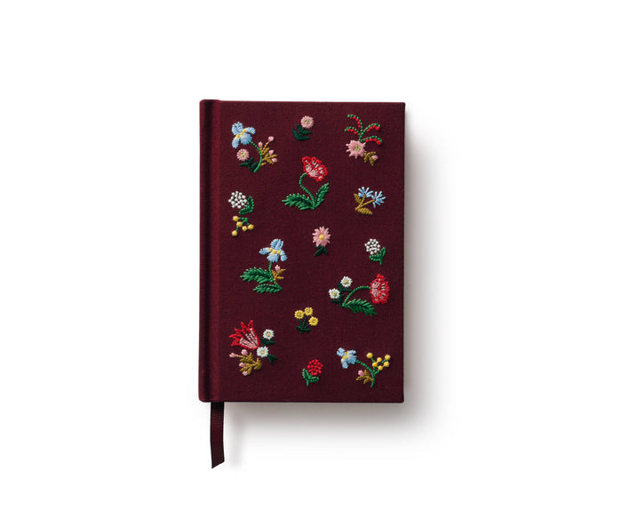 Mini Embroidered Journal-Gracie