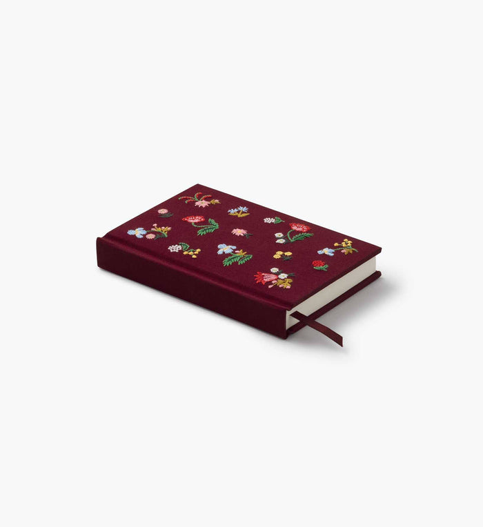 Mini Embroidered Journal-Gracie