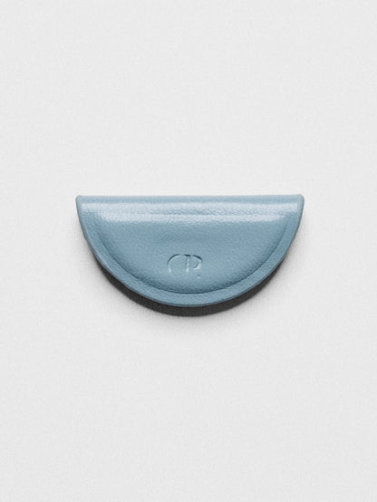 Mini Magnetic Bookmark in Smoked Salt; a light blue color.