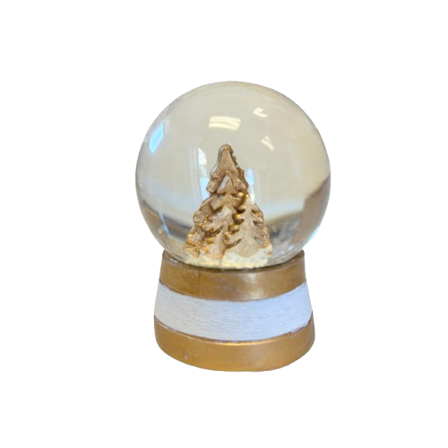 Mini Snow Globe, gold