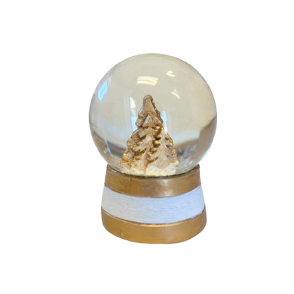 Mini Snow Globe, gold