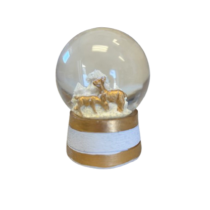 Mini Snow Globe, gold