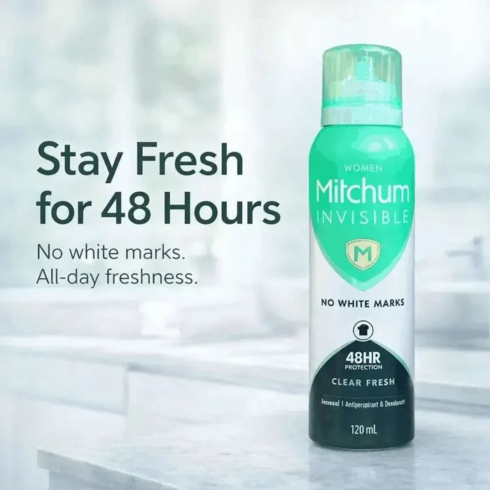 Mitchum Women Invisible Antiperspirant & Deodorant - 120ml Facebook Ad