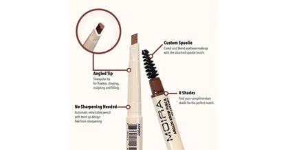MOIRA Angled Brow Pencil - Caramel