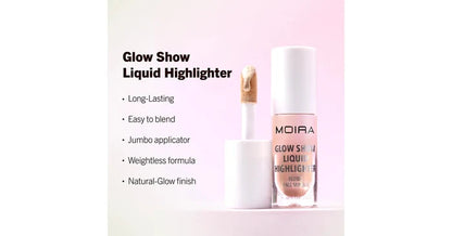 MOIRA Glow Show Liquid Highlighter - Caramel Butter (0.15oz/4.3g)