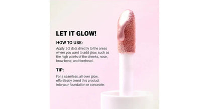 MOIRA Glow Show Liquid Highlighter - Caramel Butter (0.15oz/4.3g)
