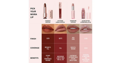 MOIRA Lip Goddess Lipstick - Treasure