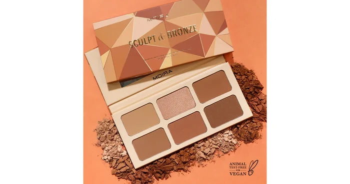 MOIRA Sculpt & Bronze Palette (6pcs)