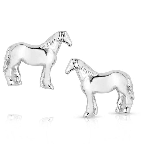 Montana Silversmiths AQHA Quarter horse Earrings
