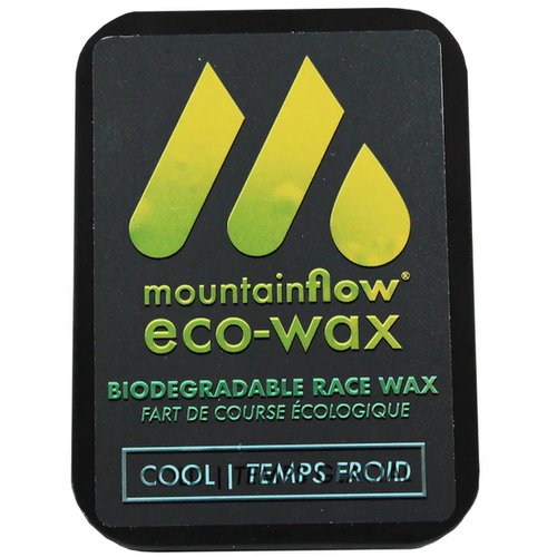A product picture of the mountainFLOW eco-wax Race Cool Melt Wax (-4C/-12C)